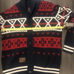 Lifted research group cardigan sweater XL